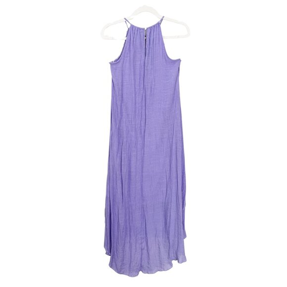 Lavender Crochet Detail High Low Dress - Picture 2 of 6